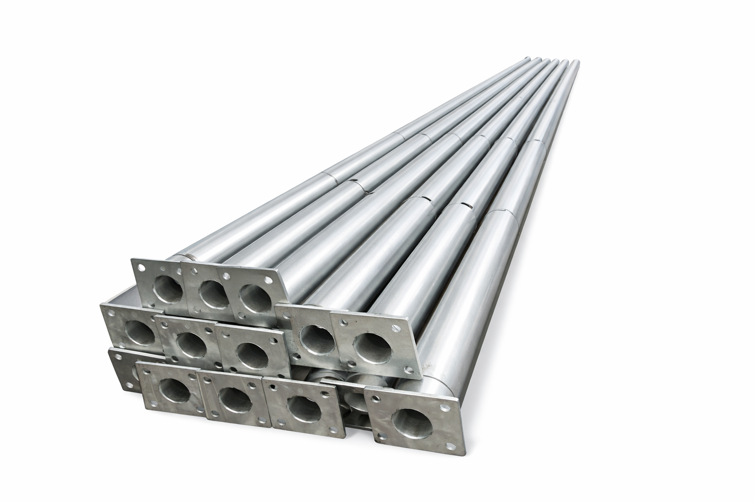 GI Tubular Street Light Pole